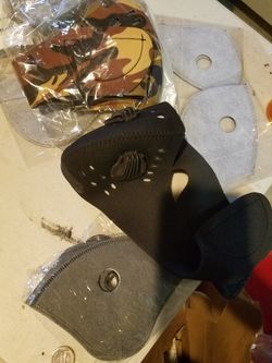 Unopened Camo mask 95 rated, and 6001 filter 2pairs unused