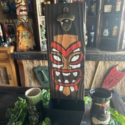 Tiki Inspired Bottle Opener