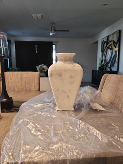 White and Sliver Vase