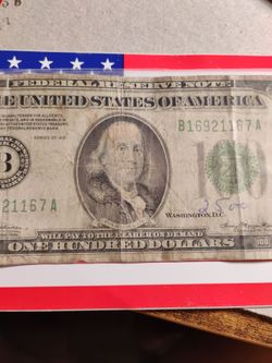 1 ) 1934 - A 100$ Note For Trade
