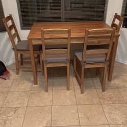 Jokkmokk IKEA Table and Chairs