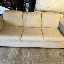 Light Brown/Beige Sleeper Sofa 