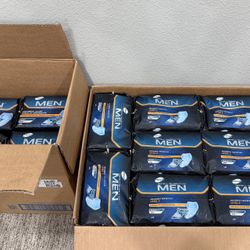 12 Bags of Tena for Men Super Absorbant Shields Guards