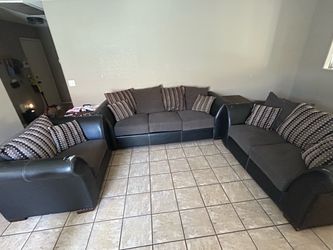 3 piece set Sofa - selling AS IS - OBO Must go! See all pictures for details