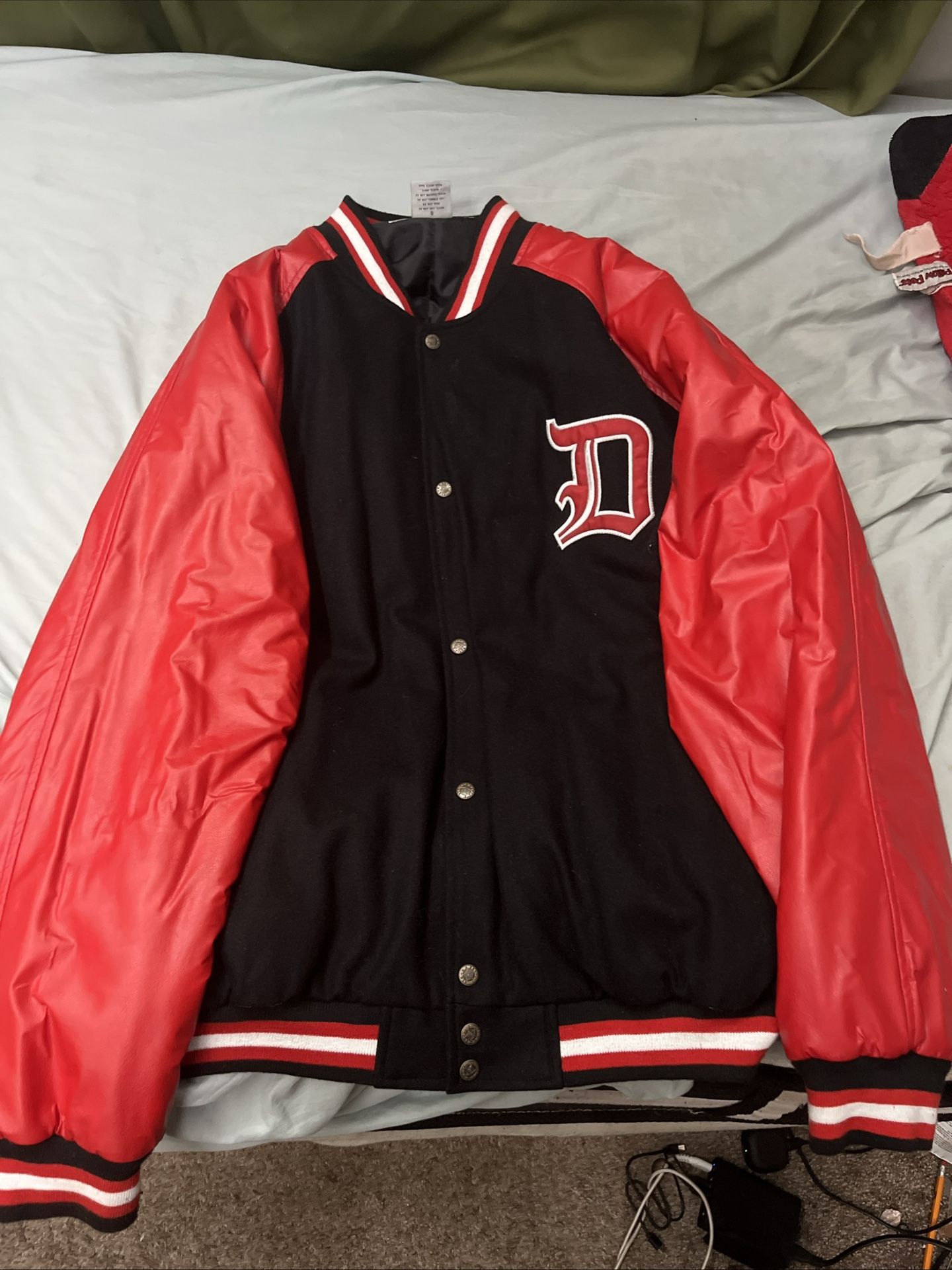 Steve And Barry’s Detroit Black And Red Jacket