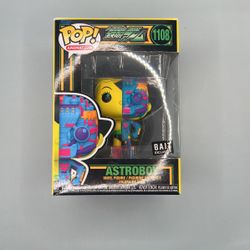 Funko Pop Animation 1108 AstroBoy Black Light Bait Exclusive