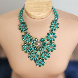 Beautiful Beaded Statement Necklace!