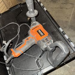 Ridgid 9 Amp Corded 1/2” Spade Handle Mud Mixer 