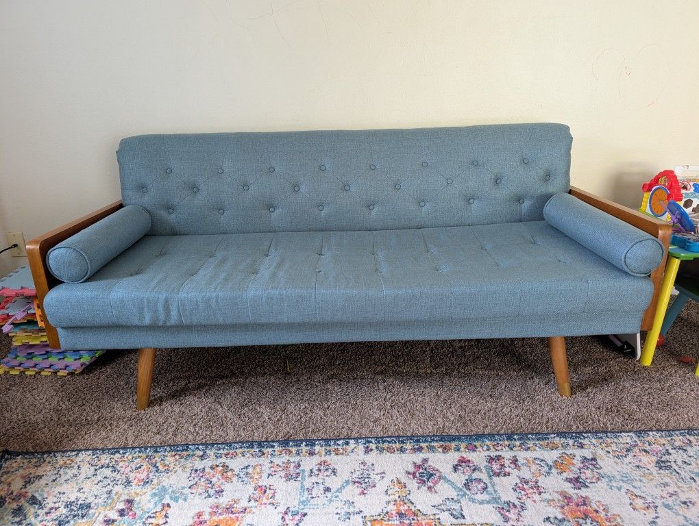 Modern Tufted Fabric Sofa