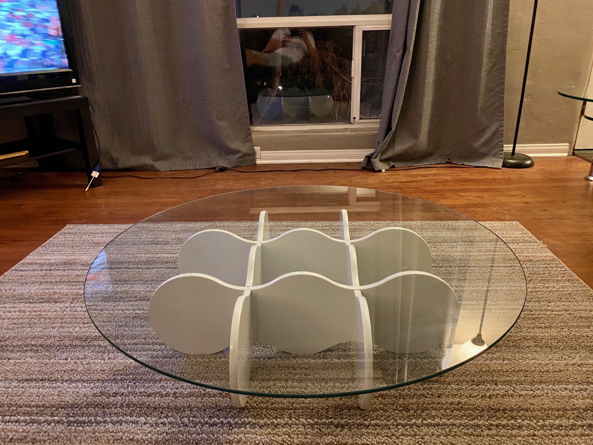 Unique glass center table