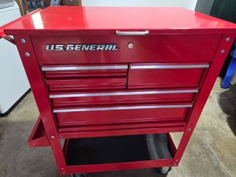 U.S. General Rolling Tool Cart Cabinet