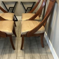 4 Mid Century Modern Style Dining Chairs