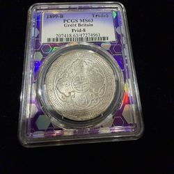 1899-B Great Britain Trade Dollar MS63