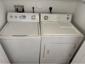 Washer and dryer