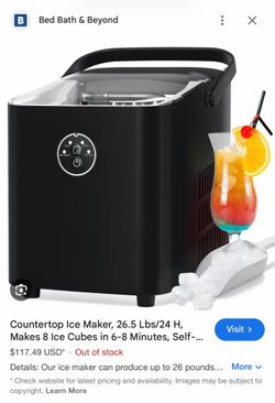 Countertop Ice Maker - Black