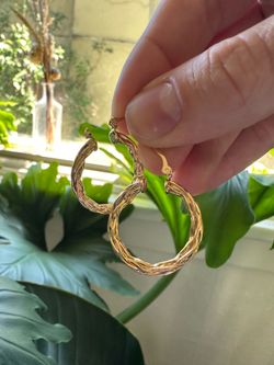 18k gold-filled earrings