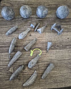 Assorted Fishing Lead Sinker Weights Lot