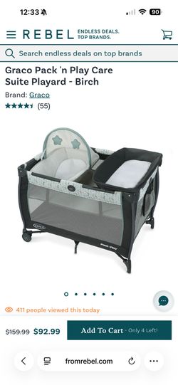 Graco pack and play