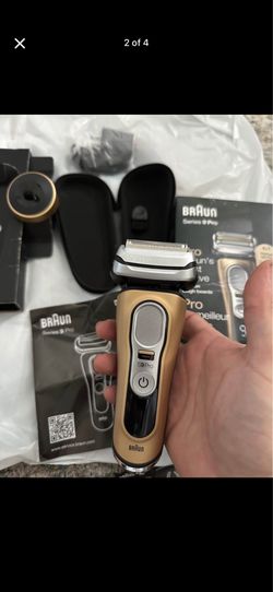 Braun Series 9 Pro 9419s Electric Shaver for Men, Wet & Dry Shave, Shaving Kit with 4+1 Head with Pr