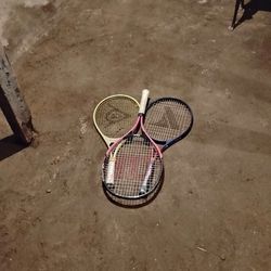 3 Wilson Tennis Raquets