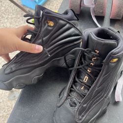 Nike Air Jordan Pro Strong Black And Gold 