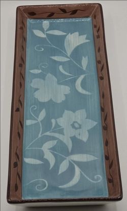 Pfaltzgraff Patio Garden Serving Tray 16" x 5.5" (contact info removed)0