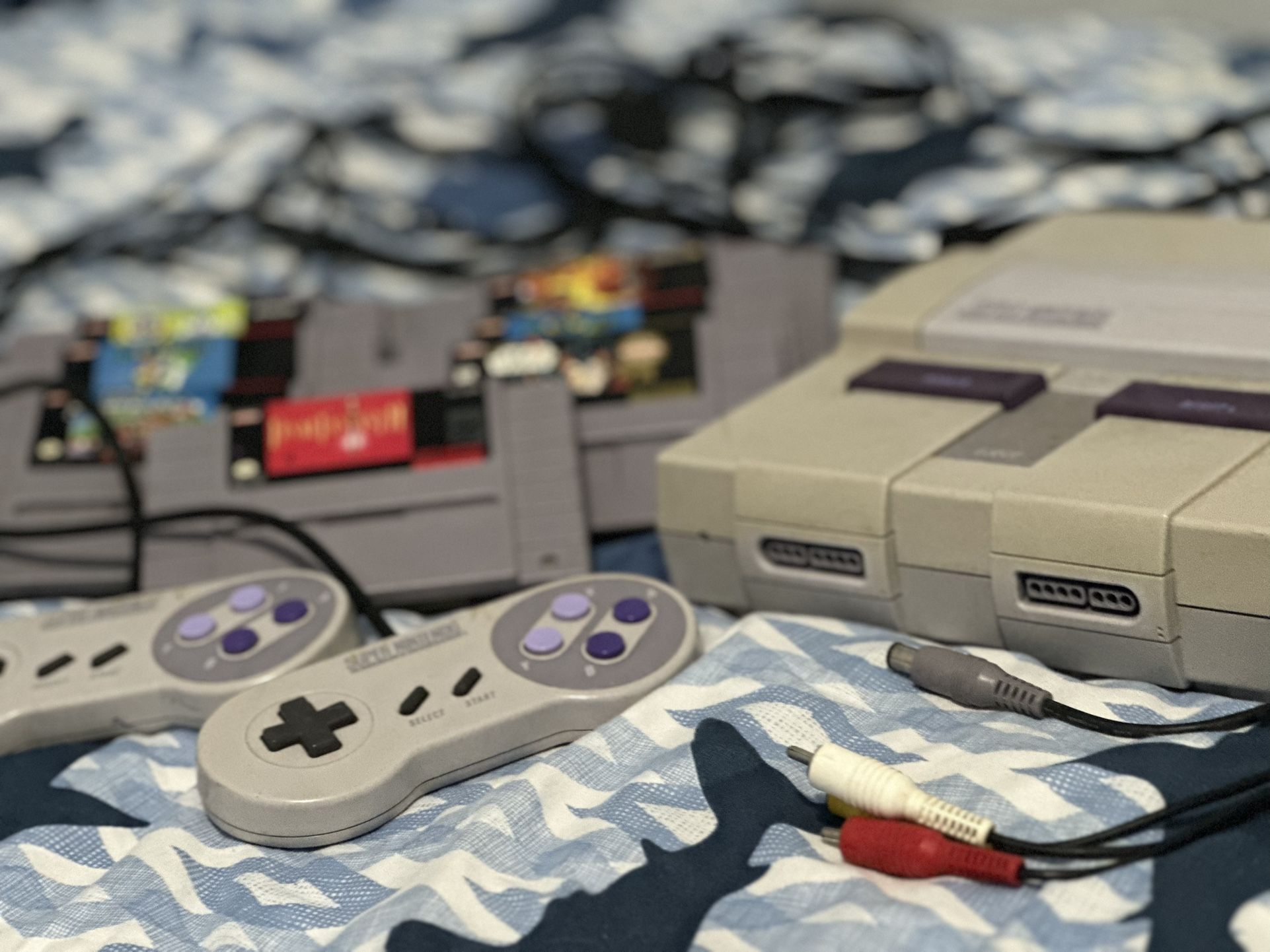 Original Super Nintendo Console | SNES w/ Games