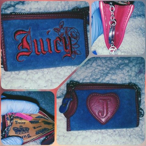 Juicy Couture Y2K Velour Coin Wallet