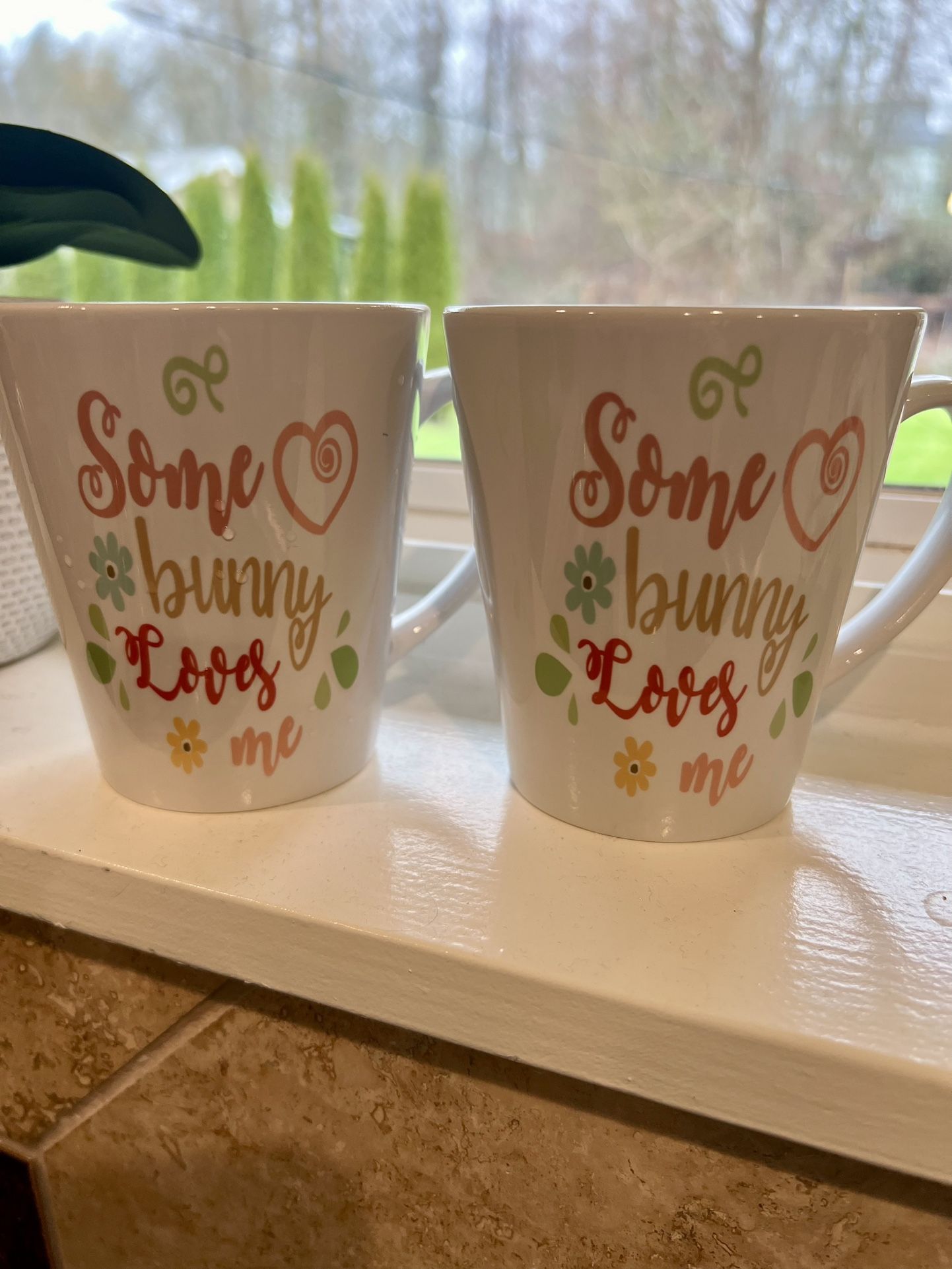 Some Bunny Loves Me - Pair of Cups