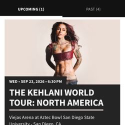 Kehlani - 2 Tickets - Viejas Arena  9/23 @ 6:30pm