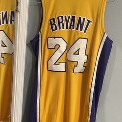 Yellow LA Lakers Kobe Bryant #24 S M L XL XXL