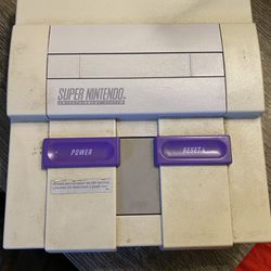 Authentic ‘91 Super Nintendo (works great)