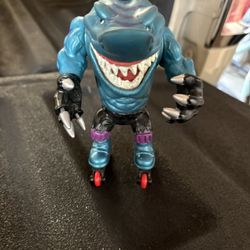 Vintage Street Shark STREEX Roller Blades Action Figure1994 Metallic
