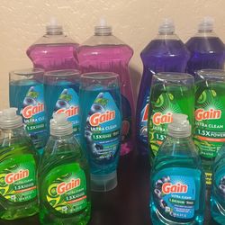 🚨 URGENT SALE: Gain & Ajax Dish Soap Lot (13 Items) - $30 CASH