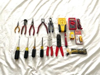 Collection of great condition, electrician, hand tools and testing tools
