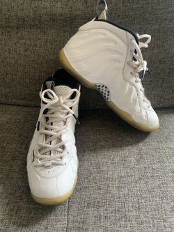 Nike Little Posite One Foamposite GS White Basketball Sneaker