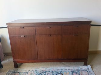Brown dresser, clothing storage, storage