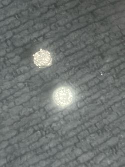 Diamond earrings passed 3 diamond testers