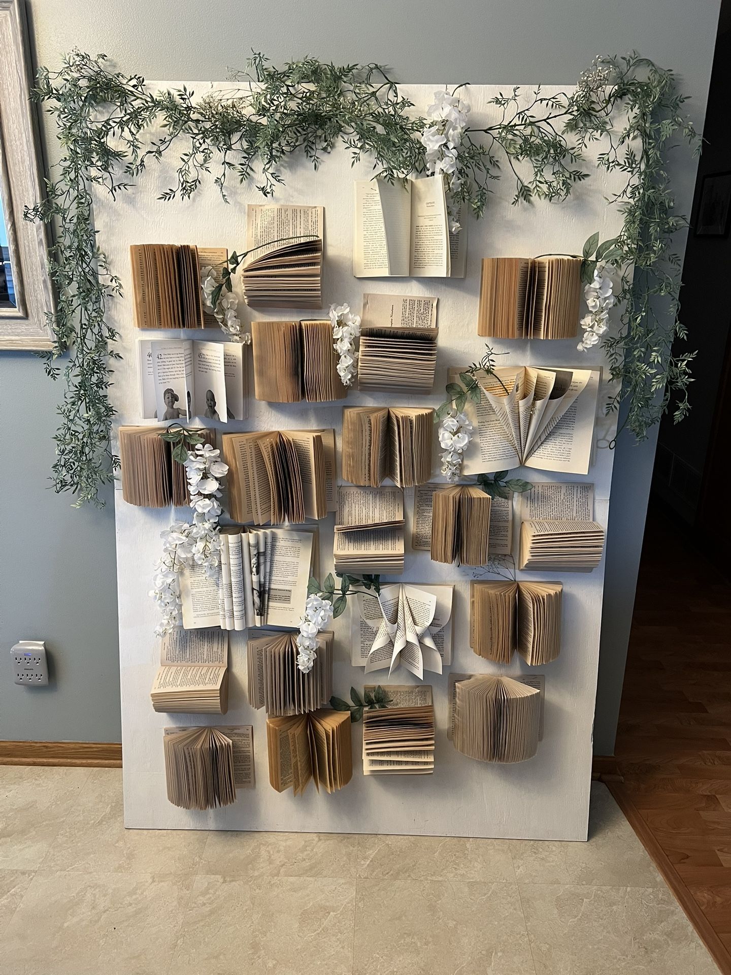 Custom Book Wall Backdrop