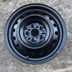 16x6.5 16 Slot Steel Wheel Black - J 16x6.5 JJ DOT 7 02 / 65HN12