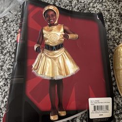 Child  C-3PO Star  Wars Costume 