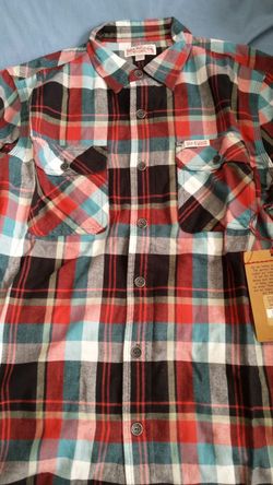 True religion button up sz large