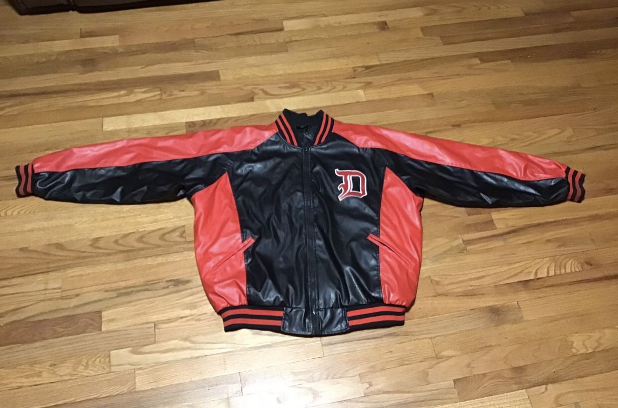 1980’S VINTAGE DETROIT TIGERS MLB JACKET MENS SIZE XLARGE EXECELLET CONDITION 