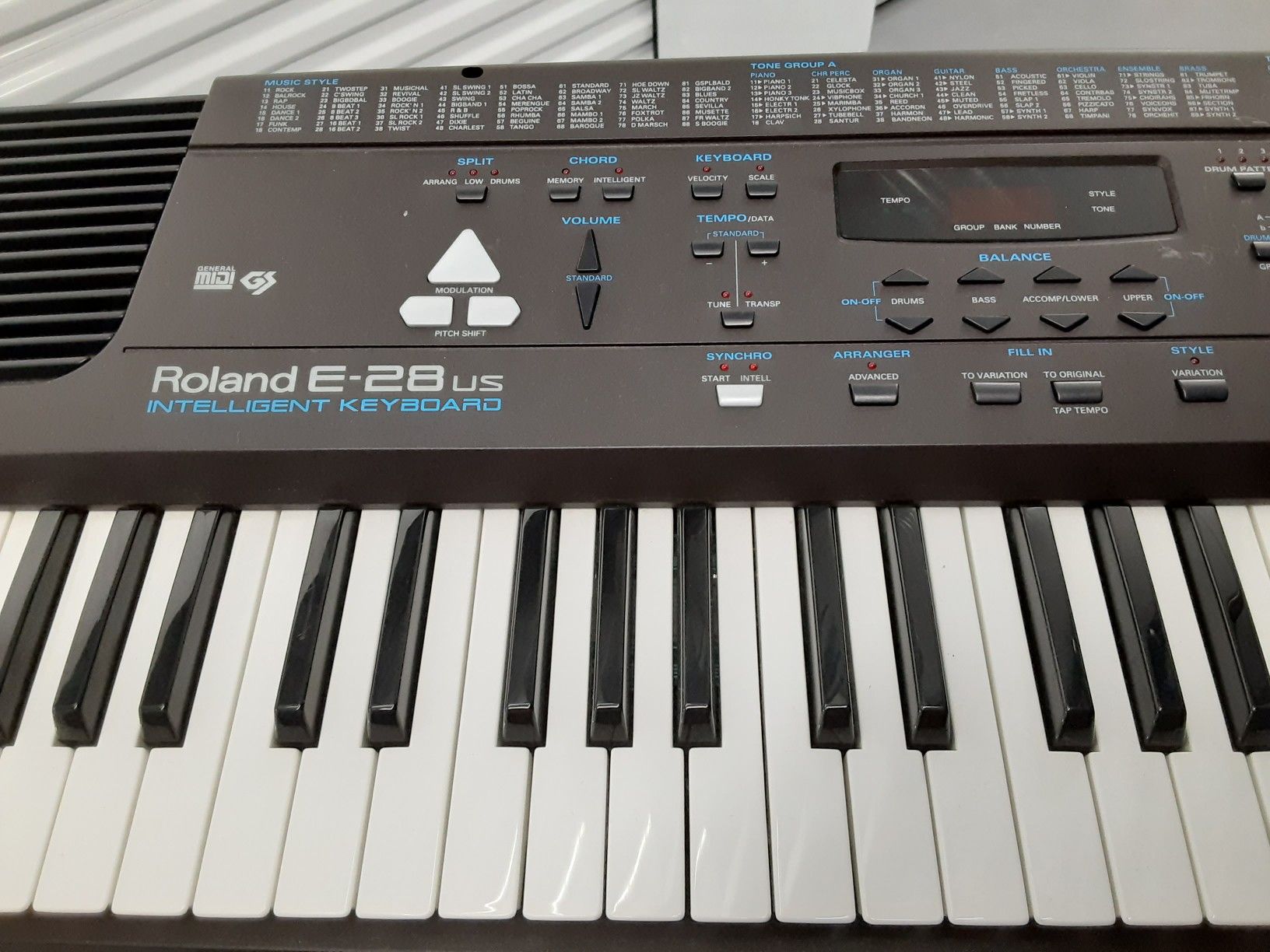 Roland E 28 Keyboard & Stand