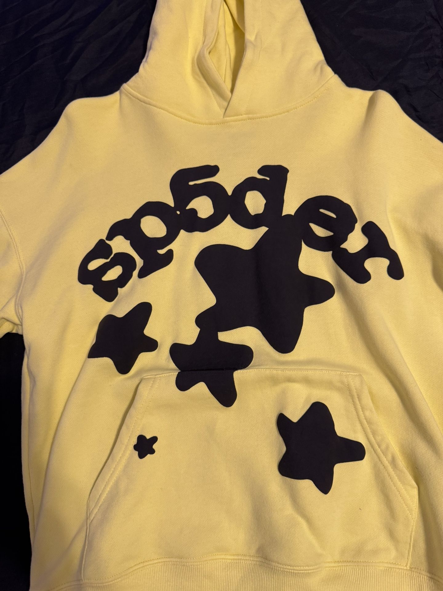 sp5der hoodie yellow