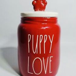 Rae Dunn Puppy Love Canister 
