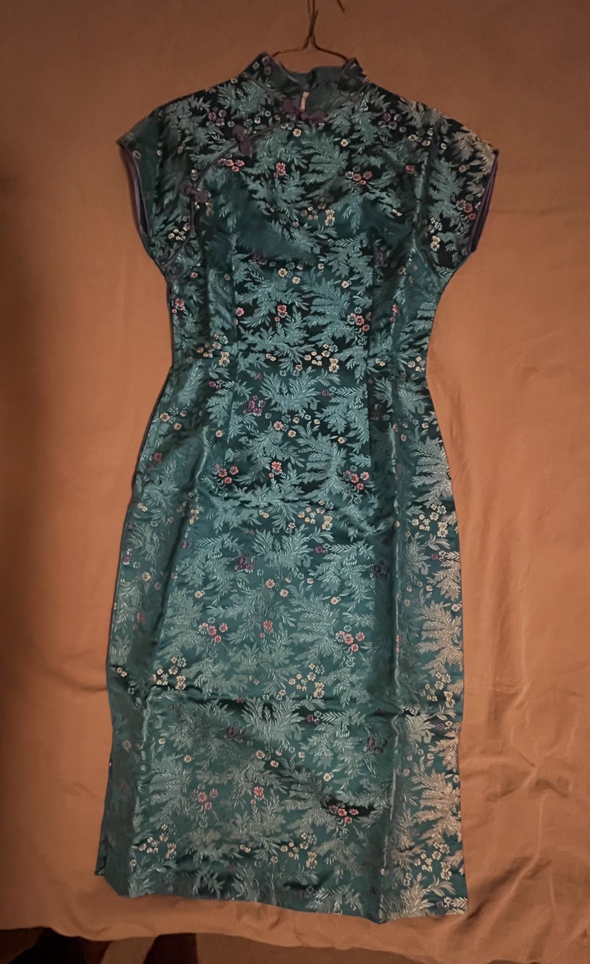 Korean Silk Dress