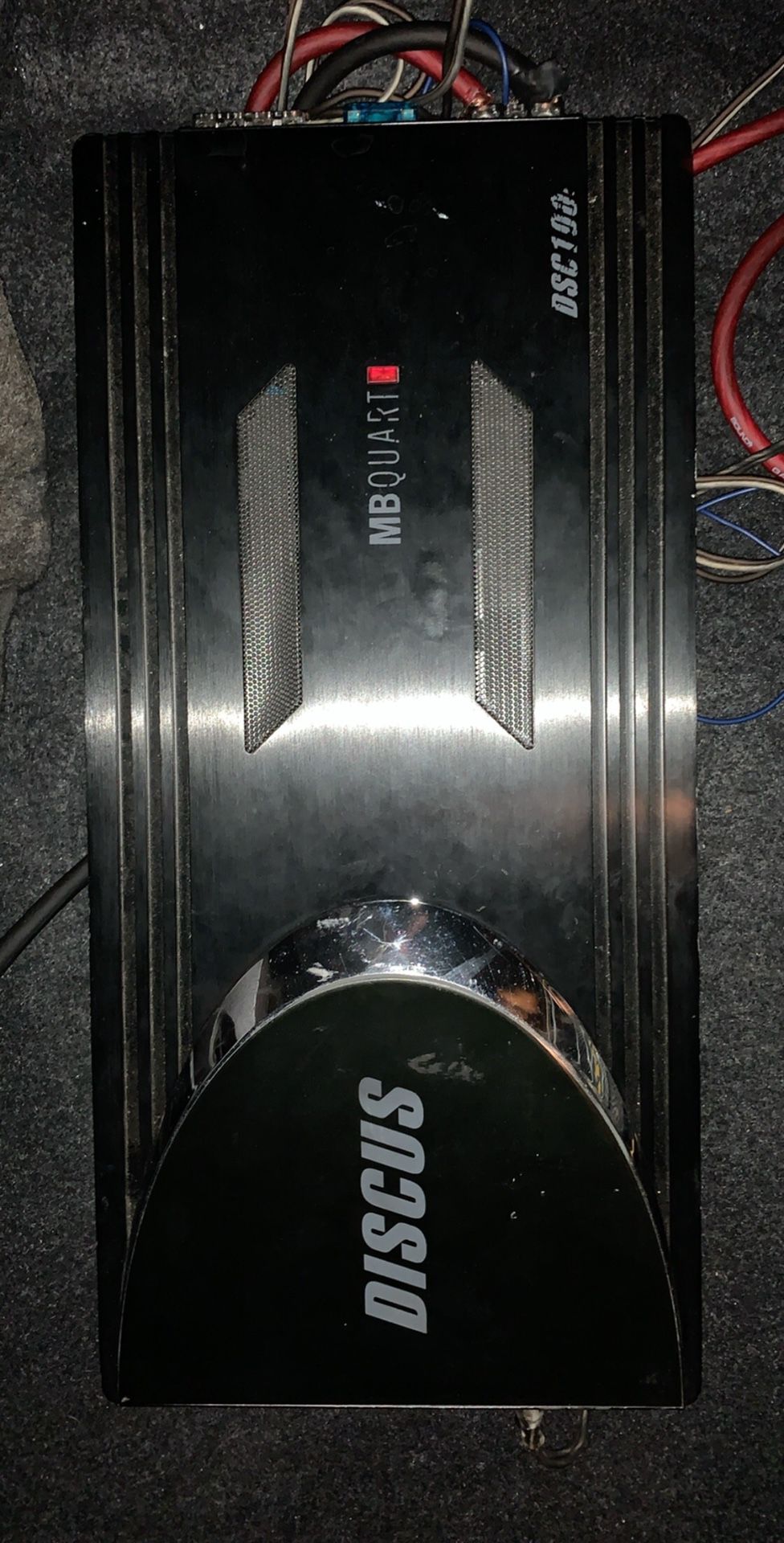 Discus amp and subwoofer