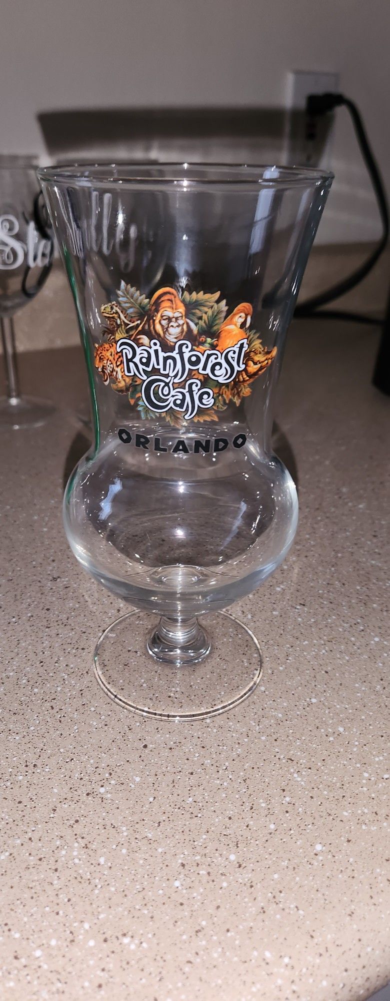 Disney Orlando Souvenir Glass Cups
