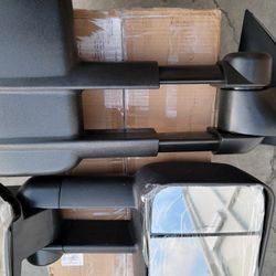 07-13 Silverado Sierra Yukon Suburban Tahoe Avalanche Escalade Towing Mirrors Espejos Retrovisores